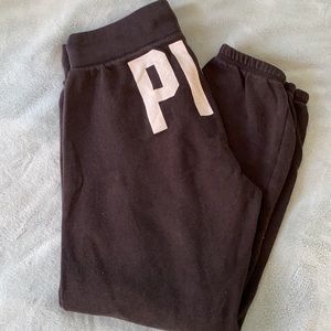 VS PINK cropped sweats